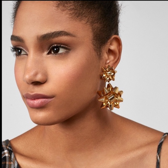 BaubleBar Gold-tone “Holly” Drop Earrings - Picture 2 of 10